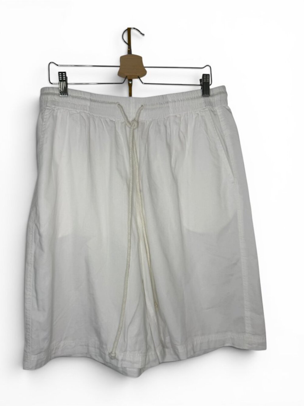 Free People White Drawstring Pull-On Shorts – L- MSRP $58
